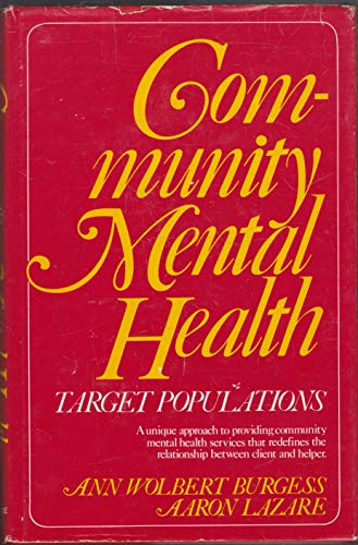 Book Community Mental Health: Target Populations free