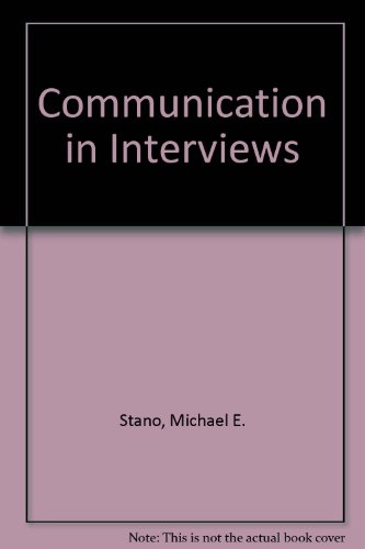 Book Communication in Interviews free