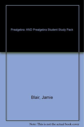Book Prealgebra & Student Study Pk free