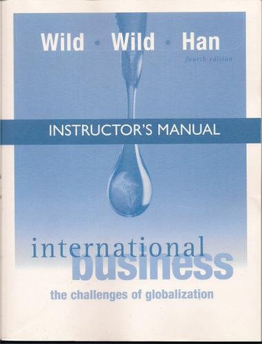 Book International Business, Fourth Edition: The Challenges of Globalization (Instructor's Manual) free