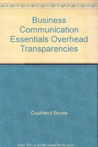 Book Business Communication Essentials Overhead Transparencies free