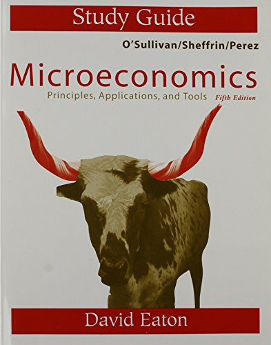 Book Microeconomics Study Guide 5th edition free