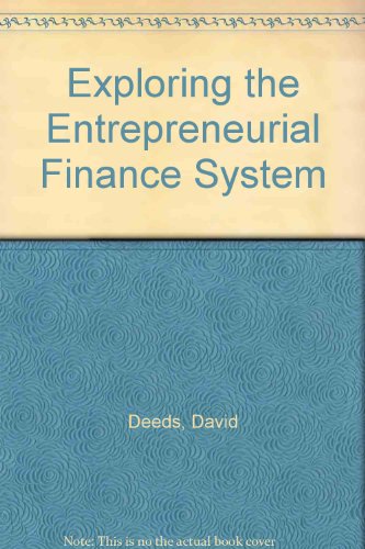 Book Exploring The Entrepreneurial Finance System free