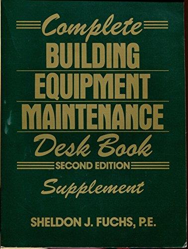 Book Complete Building Equipment Maintenance Desk Book: Supplement free