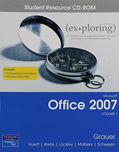 Book Exploring Microsoft Office 2007 Vol 1 Student CD free