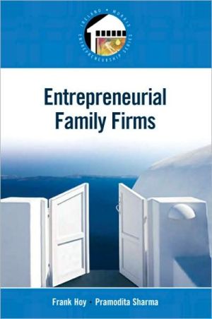 Book Entrepreneurial Family Firms free