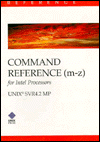 Book Command Reference M-Z: For Intel Processors SVR4.2mp free
