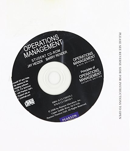 Book Student CD for Operations Management free