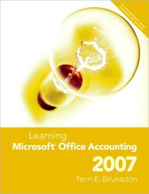 Book Learning Microsoft Office Accounting 2007 free