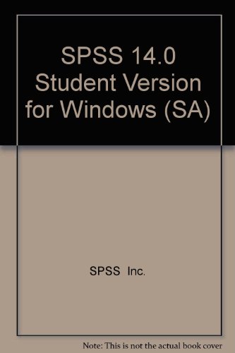 Book SPSS 14.0 Student Version for Windows (SA) free