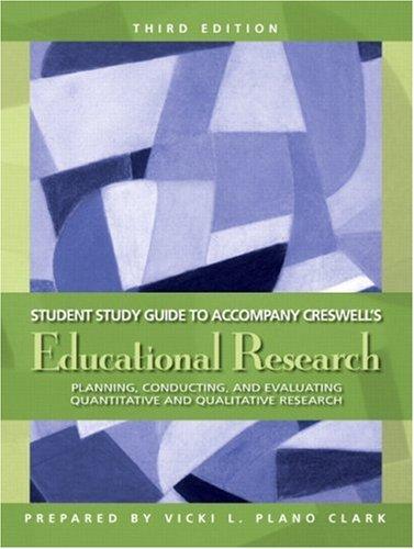 Book Educational Research: Planning, Conducting, and Evaluating Quantitative and Qualitative Research free