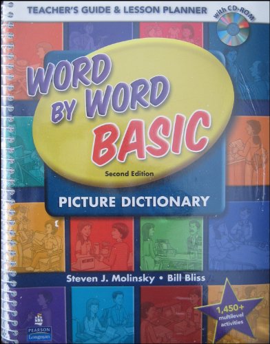 Book word by word basic picture dictionary te w/cd rom free