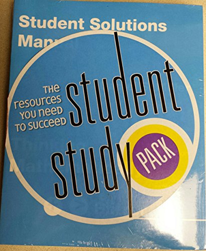 Book Student Solutions Manual and Study Pack for VP and TC Card free