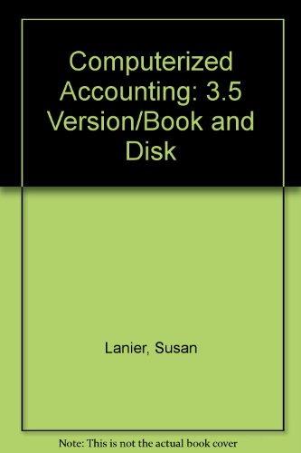 Book Computerized Accounting: 3.5 Version/book And Disk free