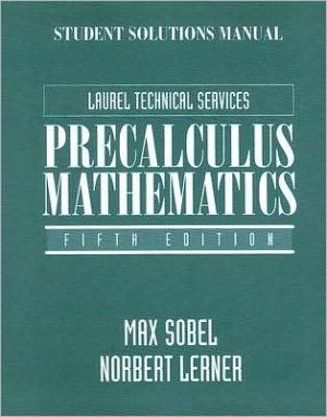 Book Precalculus Mathematics, 5th edition (Student Solutions Manual) free