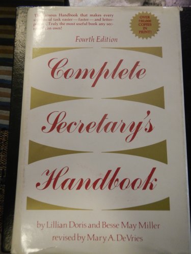 Book Complete Secretary's Handbook free