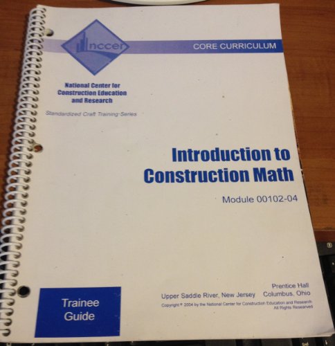 Book 00102-04 Introduction To Construction Math Tg free