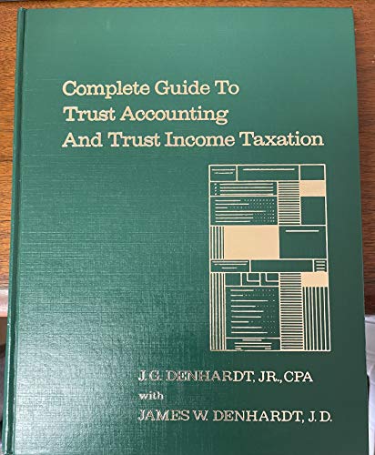 Book Complete guide to trust accounting and trust income taxation free
