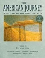 Book The American Journey: A History of the United States, Brief, Volume 2+ CD+ Hist. NTS V.2 free