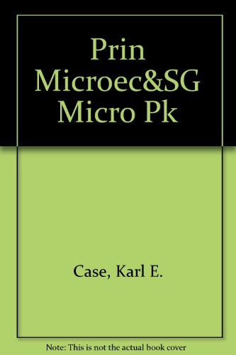 Book Prin Microeconomics & Study GD Micro Pkg free