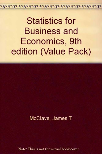 Book Statistics For Business And Economics, 9th Edition (value Pack) free