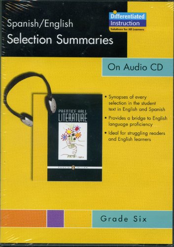 Book Prentice Hall Literature Spanish English Summaries Audio Cd Grade 6 free