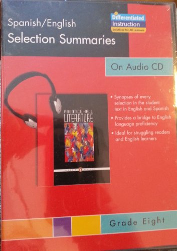Book Prentice Hall Literature Spanish English Summaries Audio Cd Grade 8 free