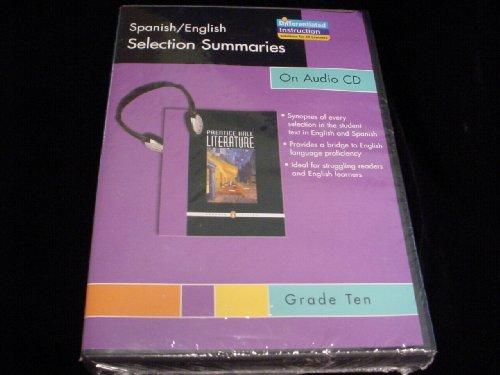 Book Prentice Hall Literature Spanish English Summaries Audio Cd Grade 10 free
