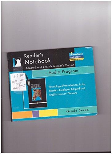 Book Prentice Hall Literature Readers Notebook Adapted And English Learners Version Audio Cd Grade 7 free