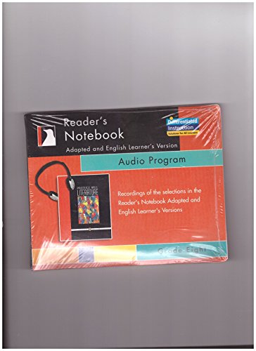 Book Prentice Hall Literature Readers Notebook Adapted And English Learners  Version Audio Cd Grade 8 free
