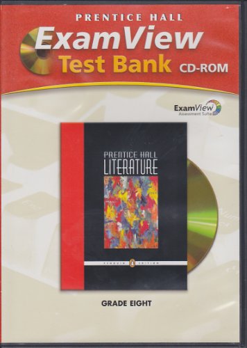 Book PRENTICE HALL LITERATURE EXAM VIEW TEST BANK CD ROM GRADE 8 2007C free
