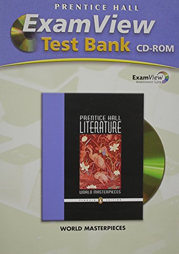Book Prentice Hall Literature Exam View Test Bank Cd Rom Grade World Masterpieces 2007c free