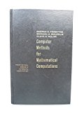 Book Computer Methods for Mathematical Computations (Prentice-Hall series in automatic computation) free