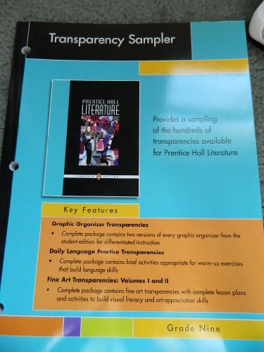 Book PRENTICE HALL LITERATURE PENGUIN EDITION GENERAL RESOURCES GRADE 9 2007C free