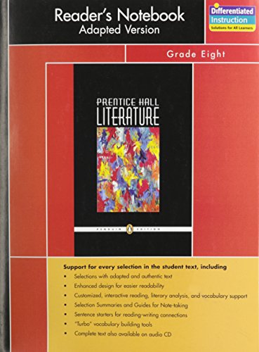 Book Prentice Hall Literature Reader's Notebook Adapted Version free