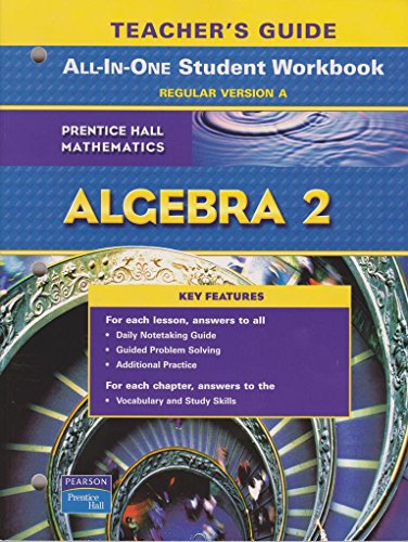 Book Algebra 2 Teacher's Guide to All-In-One Student Workbook, Regular Version A free