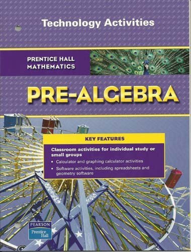 Book Prentice Hall Math Pre-algebra Technology Activities Blackline Masters 2007 free
