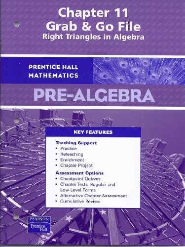 Book PH Pre-Algebra Chapter 11 Grab & Go File free
