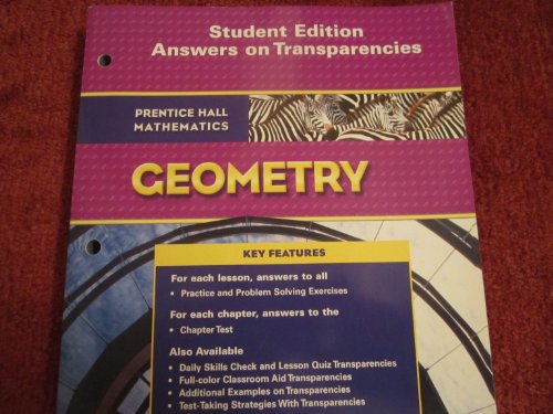 Book Answers on Transparencies Prentice Hall Mathematics Geometry free
