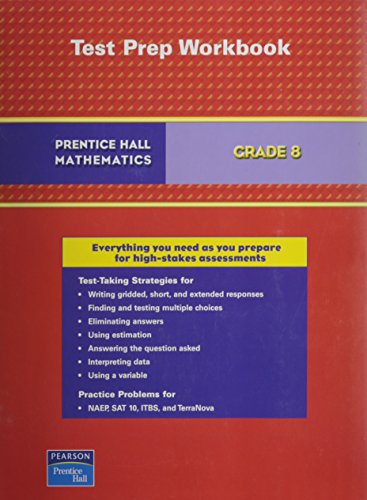 Book PRENTICE HALL MATH GRADE 8 TEST PREPARATION WORKBOOK 2007 free