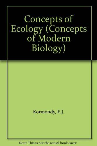 Book Concepts of ecology (Concepts of modern biology series) free