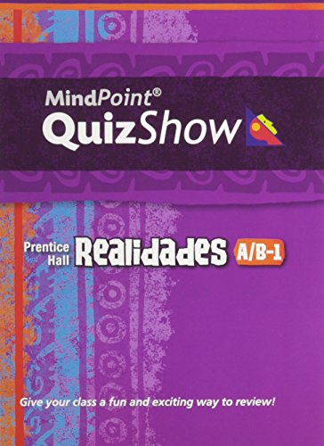 Book PRENTICE HALL SPANISH REALIDADES MINDPOINT QUIZ SHOW CD LEVEL A/B-1 2008C free