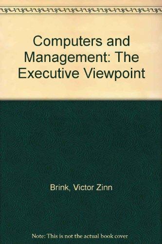 Book Computers and management;: The executive viewpoint free