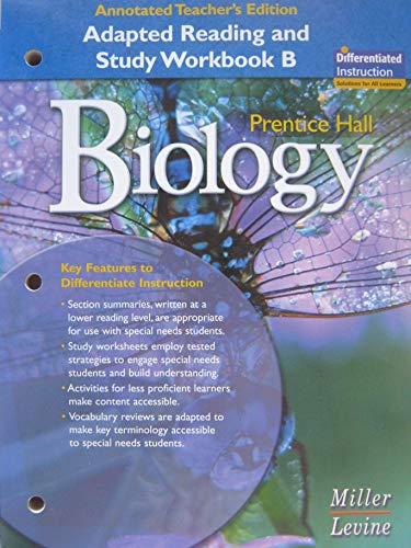 Book Prentice Hall Biology: Adapted Reading and Study Workbook B, Annotated Teacher's Edition free