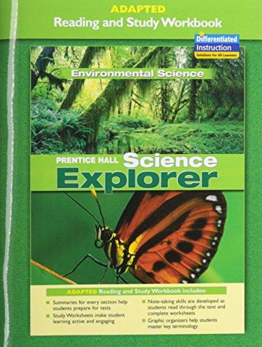 Book PRENTICE HALL SCIENCE EXPLORER ENVIRONMENTAL SCIENCE ADAPTED READING    AND STUDY WORKBOOK 2005C free