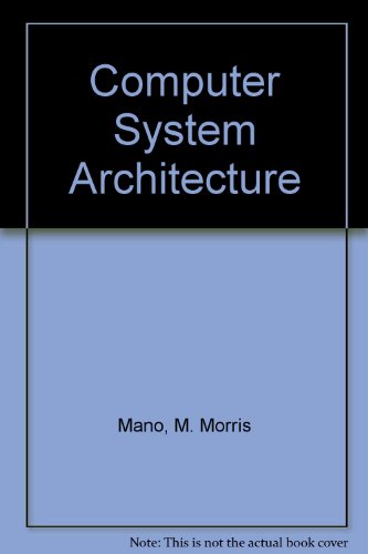 Book Computer System Architecture free