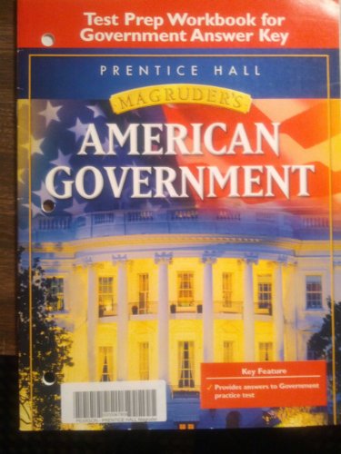 Book Macgruder's American Government Test Prep Workbook for Government Answer Key free