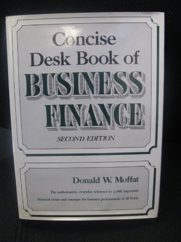 Book Concise Desk Book of Business Finance free