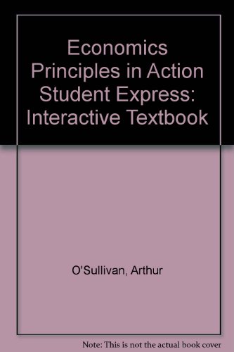 Book Economics Principles in Action Student Express Interactive Textbook free