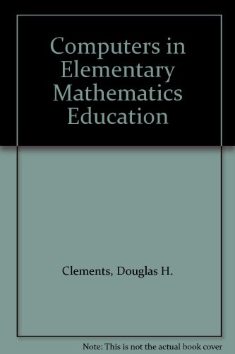 Book Computers In Elementary Mathematics Education free